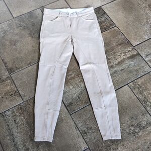 Women's beige Riding-Style Leggings